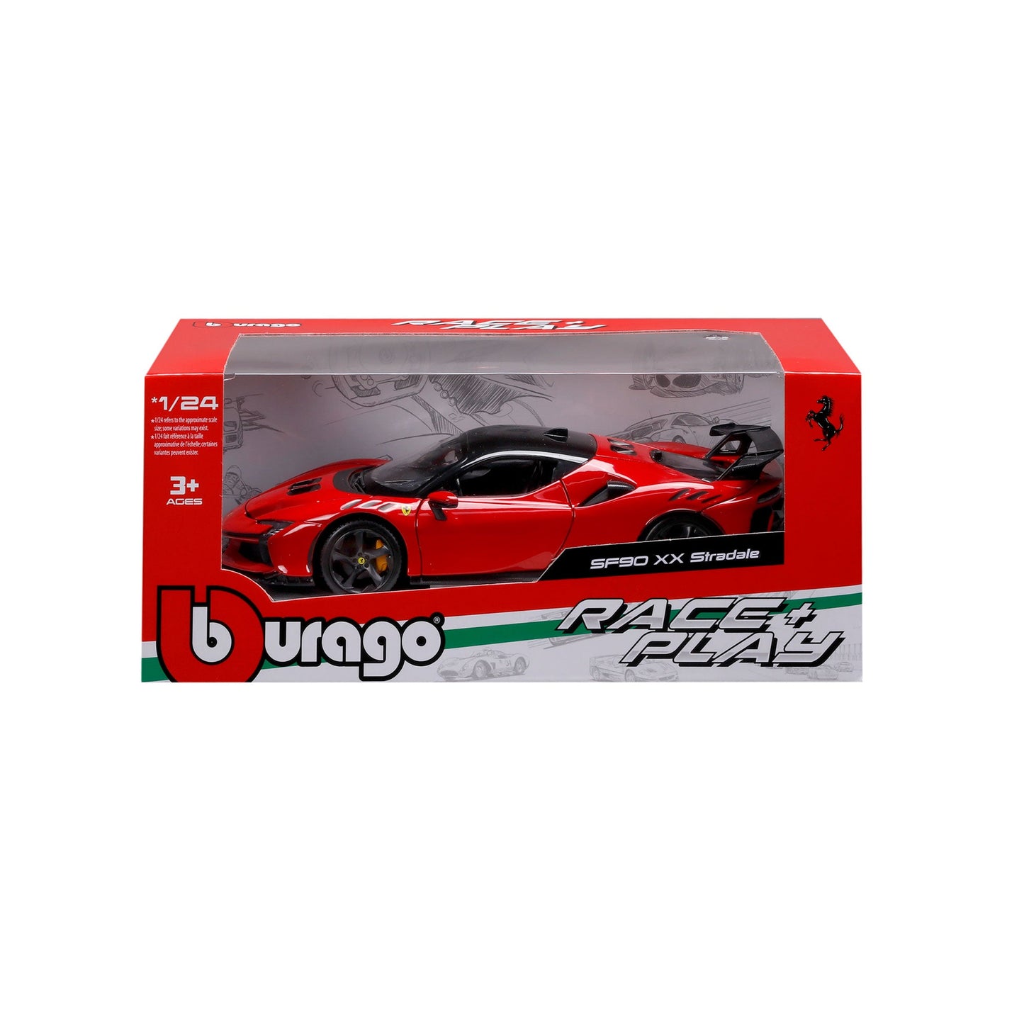 1:24 FERRARI RACE &amp; PLAY (SANS SUPPORT) - SF90 STRADALE
