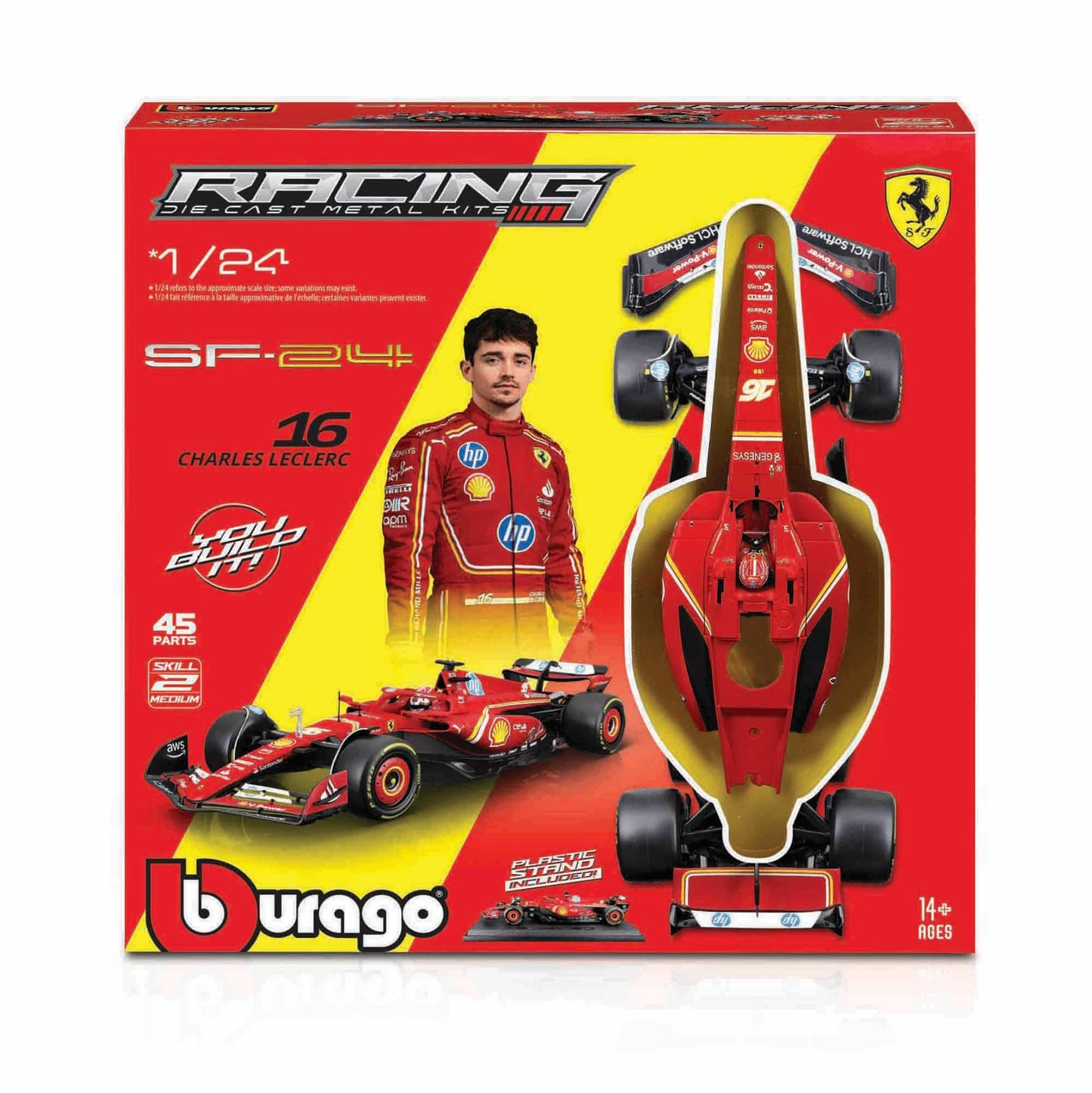 1:24 F1 FERRARI SF-24 2024 MAQUETTE LECLERC