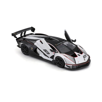 1:24 LAMBORGHINI ESSENZA SCV12 SQUADRA CORSE #63 WHITE