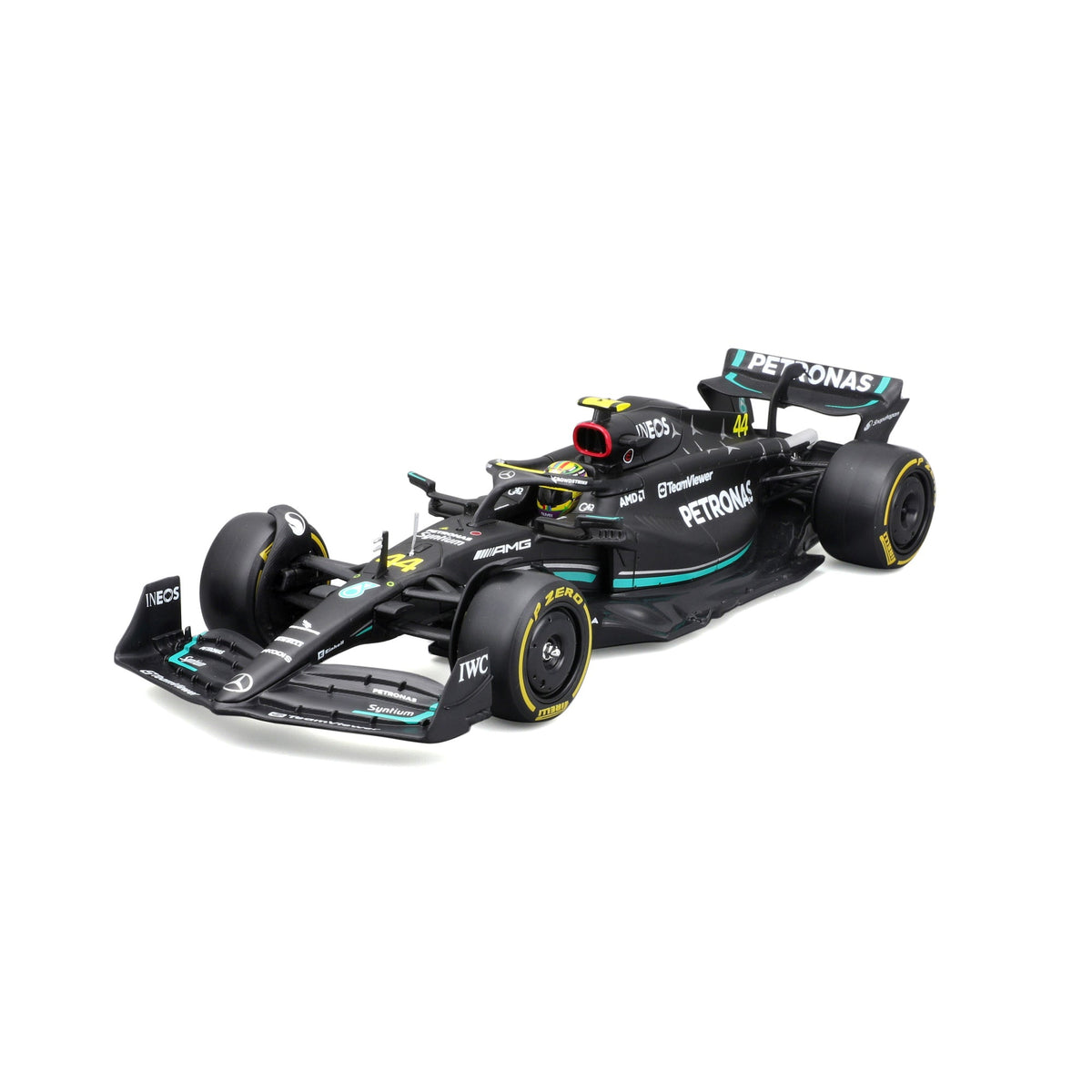 1/24 F1 メルセデス W14 2023 ハミルトンヘルメット付き