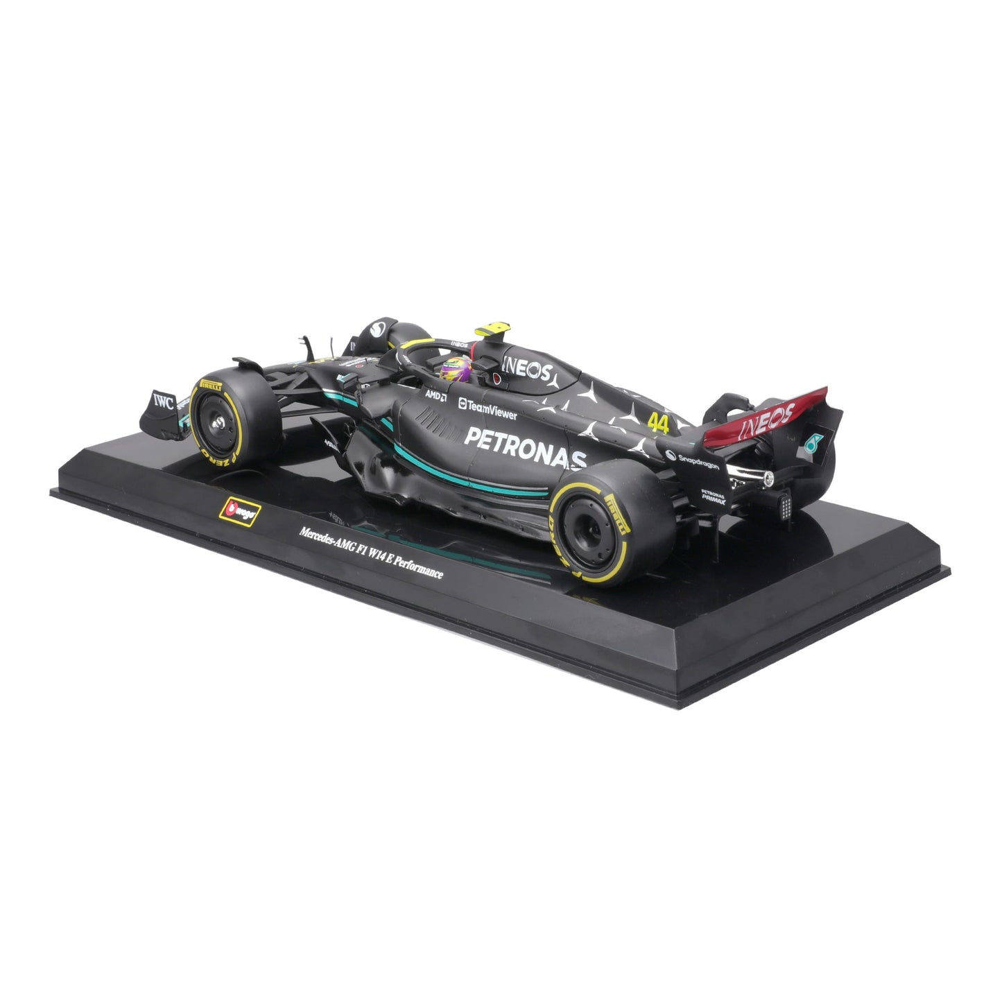 1:24 F1 MB W14 2023 AVEC CASQUE HAMILTON