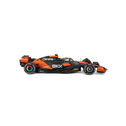 1:24 F1 MCLAREN MCL38 2024 AVEC CASQUE NORRIS
