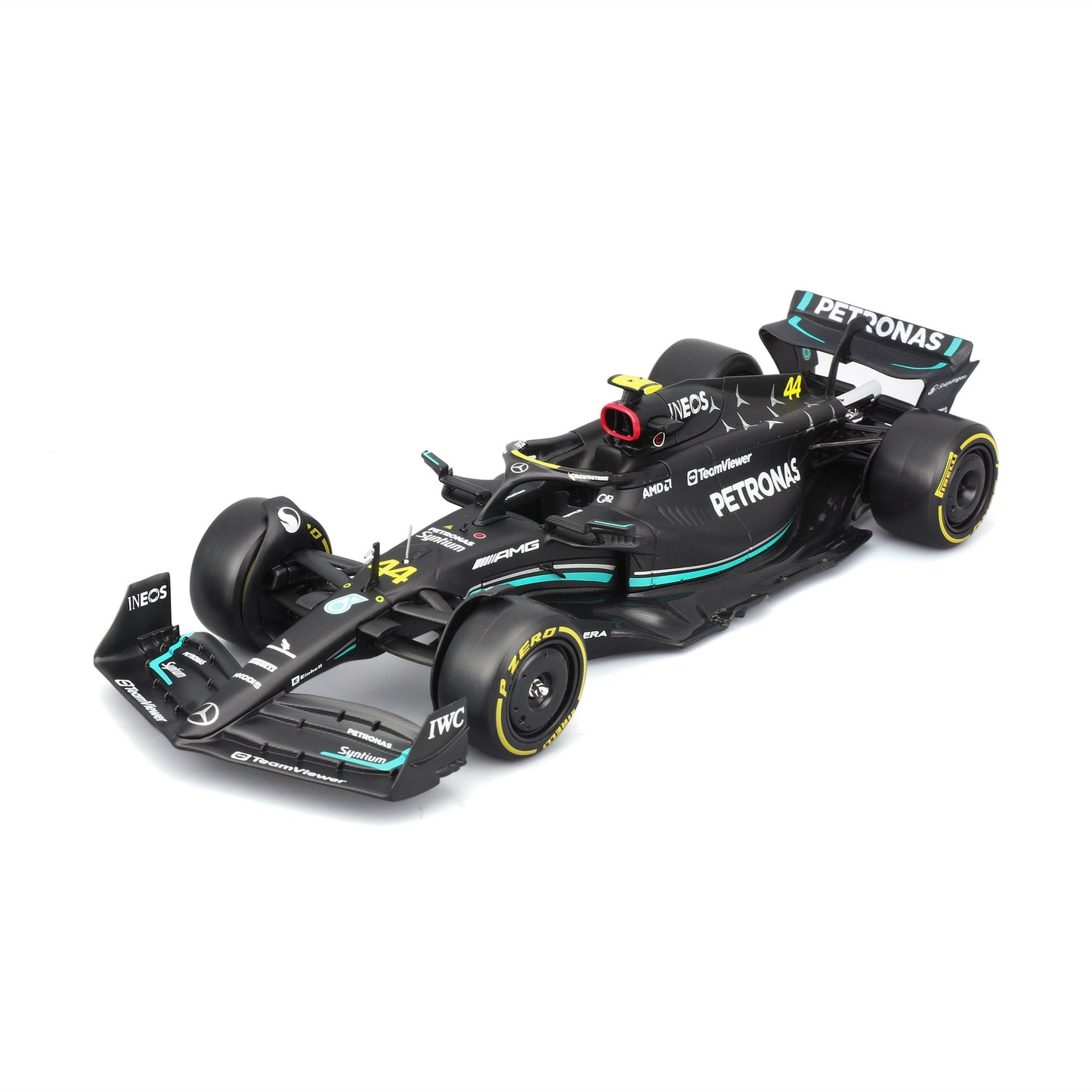 1:24 F1 MB W14 2023 AVEC PILOTE FIGURE HAMILTON