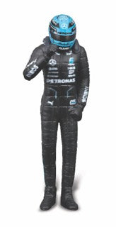 1:24 F1 MERCEDES AMG W15 2024 WITH DRIVER FIGURE RUSSELL