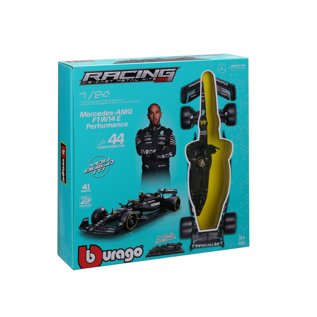 1:24 F1 MB W14 2023 MAQUETTE HAMILTON
