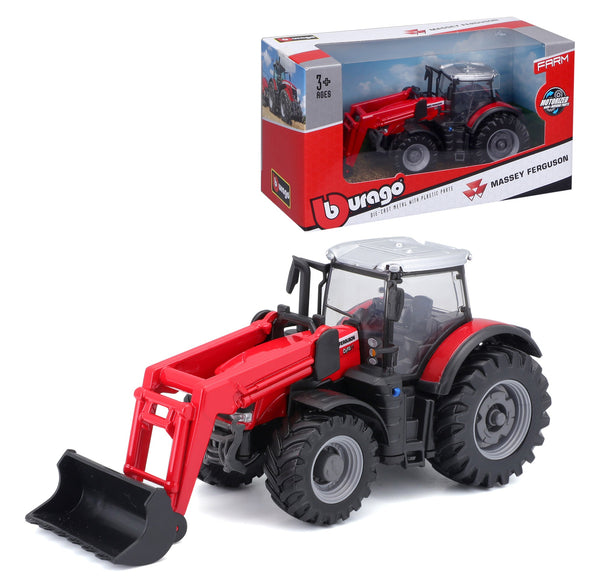 TRACTEUR MASSEY FERGUSSON 8740S DE 10 CM AVEC CHARGEUR FRONTAL