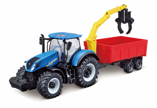 ニューホランド T7315 トラクター 10cm ローダー＆トレーラー付き