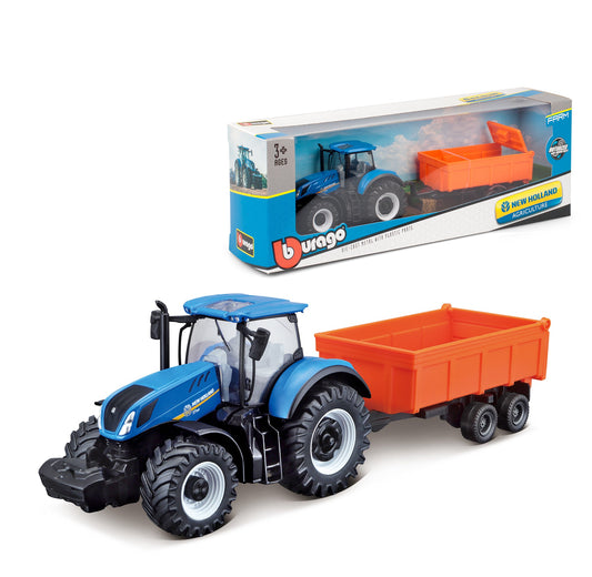 ニューホランド T7.315 トラクターとダンプトレーラー（10cm）