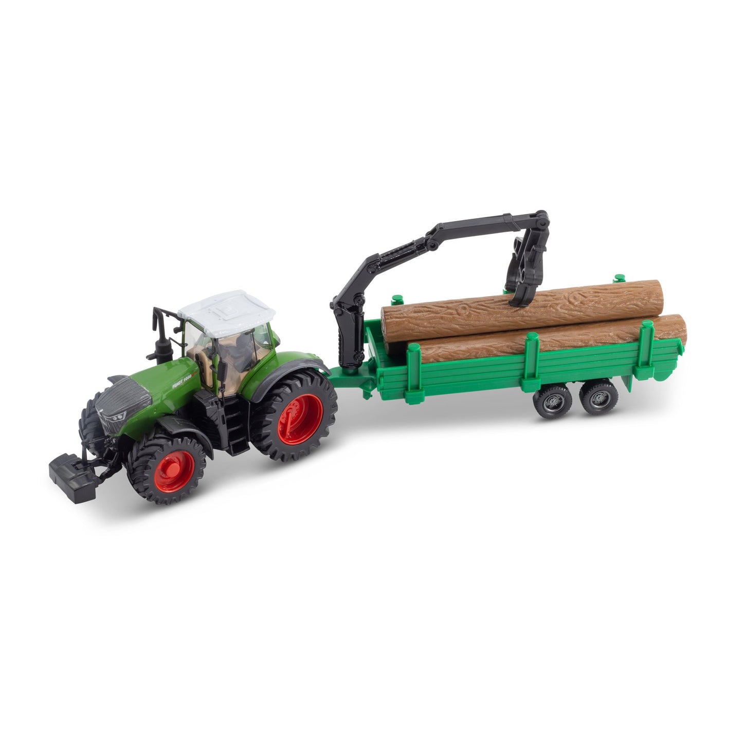 TRACTEUR FENDT 1050 VARIO DE 10 CM AVEC 3 REMORQUES