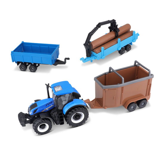 ニューホランド T7.315 トラクター 10cm 3トレーラー付き