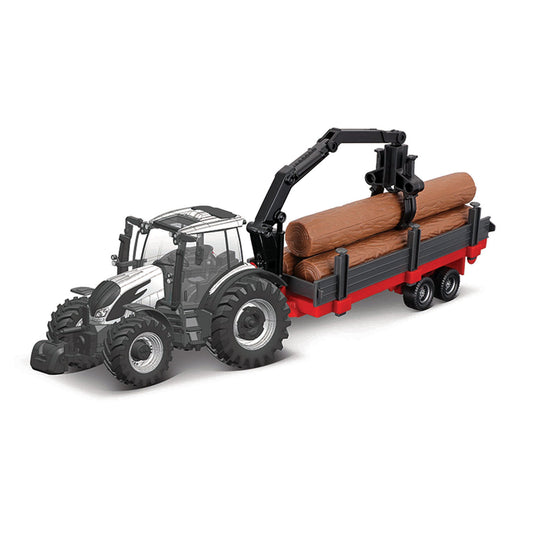 トラクター VALTRA M2\Q 10CM、トレーラー3台付き