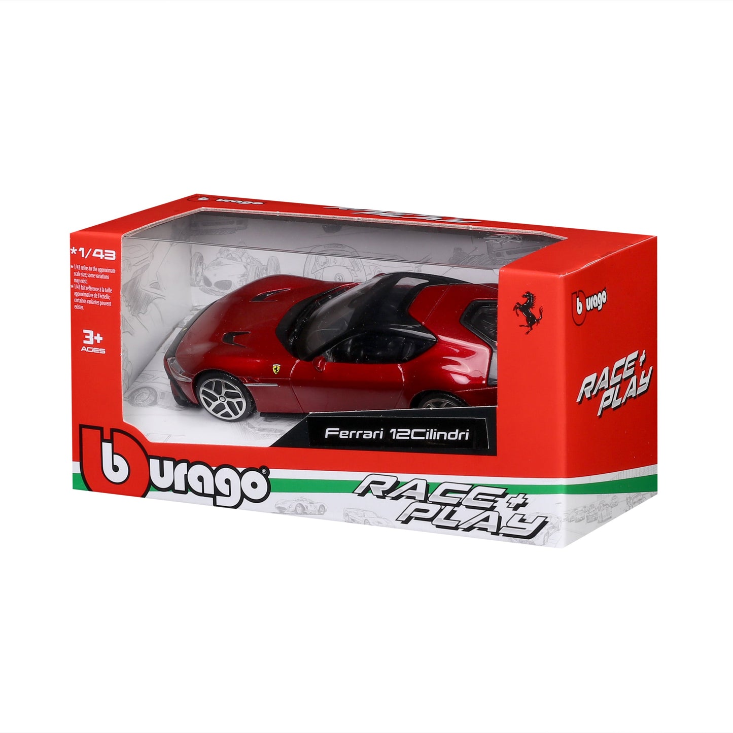 1:43 FERRARI RACE & PLAY 12 CILINDRI