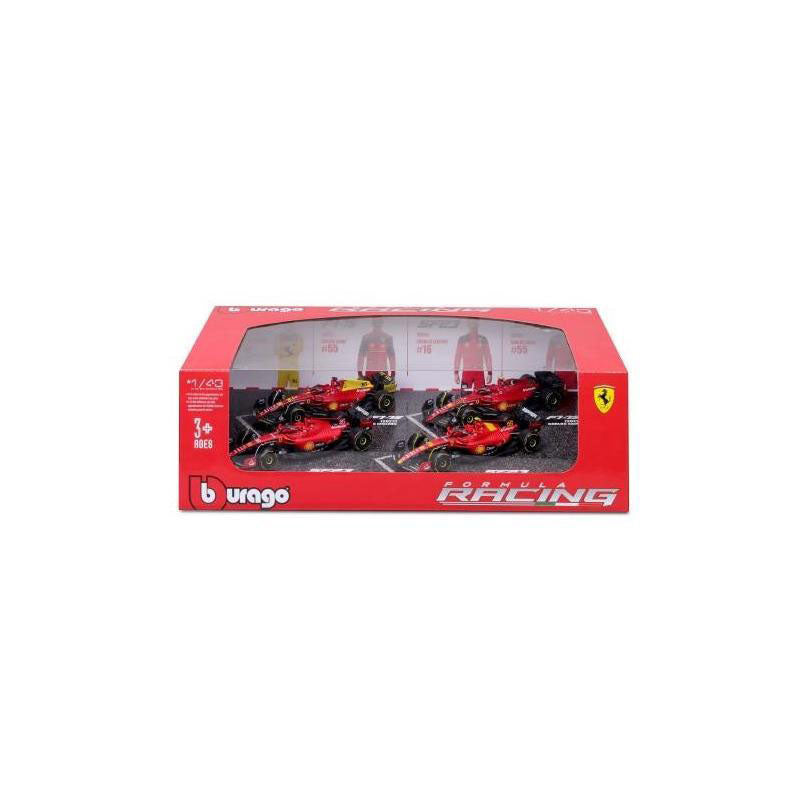 Coffret 4 pièces F1 Ferrari Charles Leclerc à l'échelle 1:43