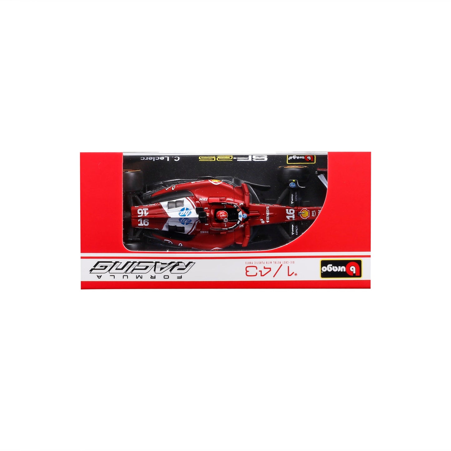 1:43 F1 FERRARI SF-25 2025 HAMILTON WITH HELMET