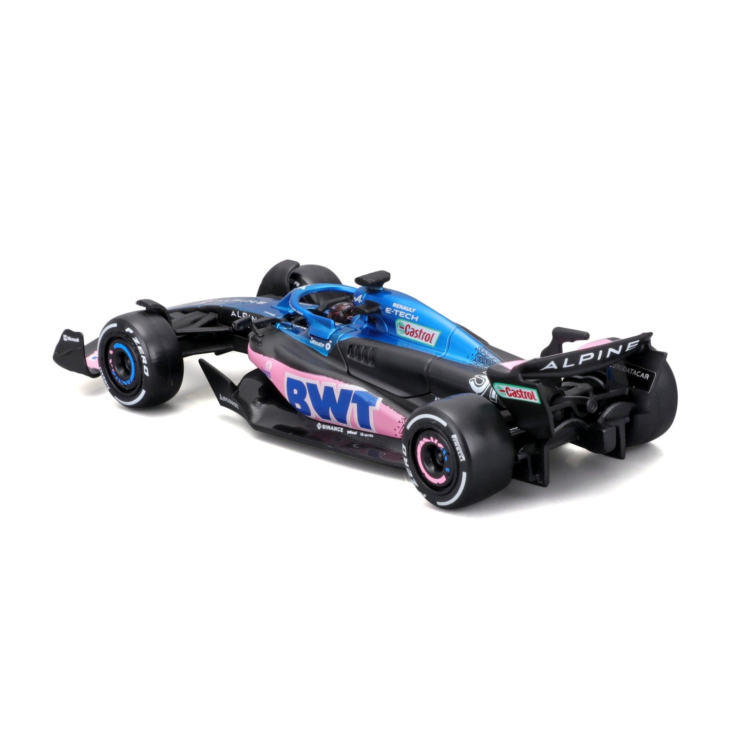 1:43 F1 BWT ALPINE F1 TEAM A523 2023 AVEC CASQUE OCON