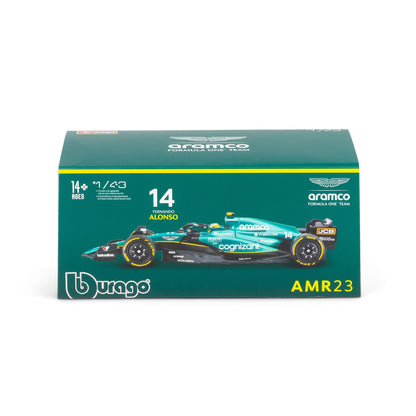 1:43 F1 ASTON MARTIN 2023 AMR23 AVEC CASQUE ALONSO