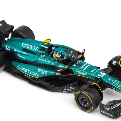 1:43 F1 ASTON MARTIN 2023 AMR23 AVEC CASQUE ALONSO