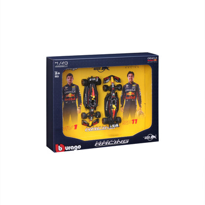 1:43 F1 RED BULL RACING RB20 2024 PACK DE DEUX VERSTAPPEN ET PEREZ