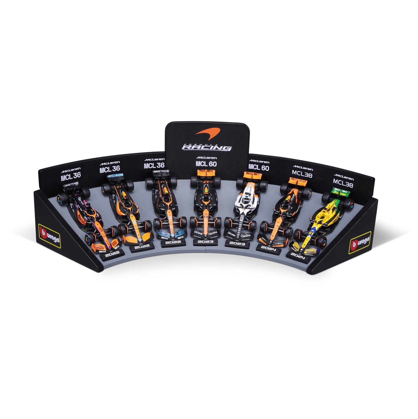 Coffret cadeau de luxe McLaren F1 1:43 avec support d'exposition