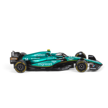 1:43 F1 ASTON MARTIN 2023 AMR23 ALONSO DANS LE DISTRIBUTEUR