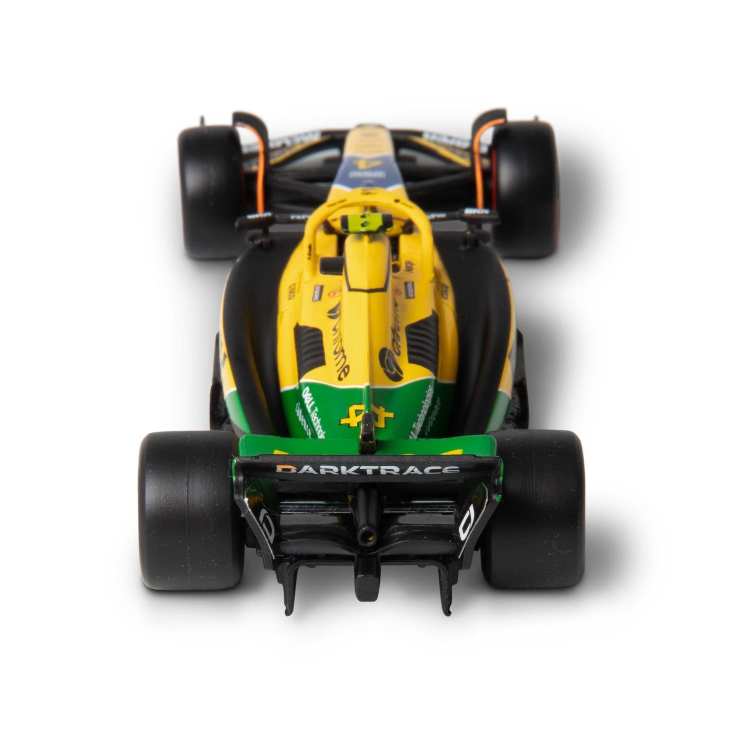 1:43 F1 MCLAREN MCL38 2024 AVEC CASQUE NORRIS SENNA LIVRAISON