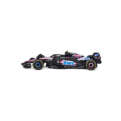 1:43 F1 BWT ALPINE F1 TEAM A524 2024 AVEC CASQUE GASLY