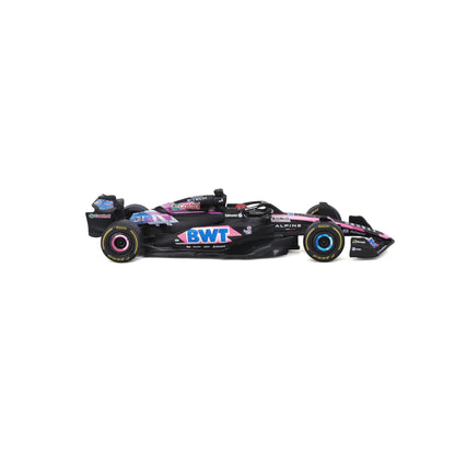 1:43 F1 BWT ALPINE F1 TEAM A524 2024 AVEC CASQUE OCON