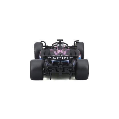 1:43 F1 BWT ALPINE F1 TEAM A524 2024 AVEC CASQUE OCON