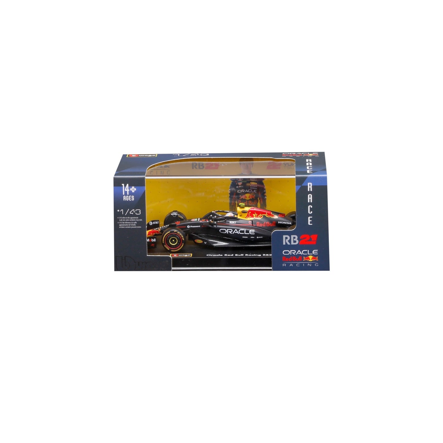 1:43 F1 RED BULL RACING RB21 2025 TSUNODA WITH HELMET
