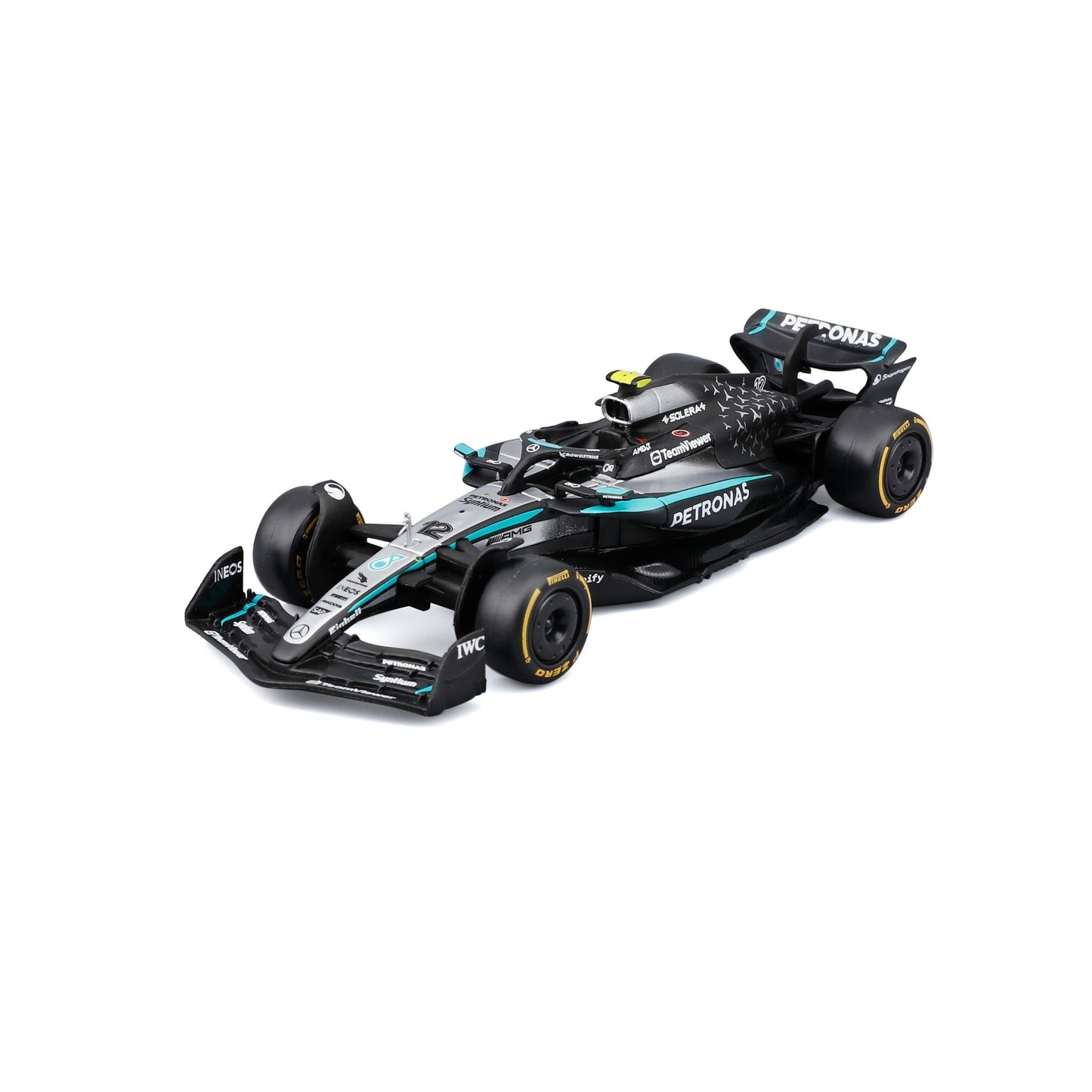1:43 F1 MERCEDES AMG W16 2025 ANTONELLI IN 12PC DISPENSER