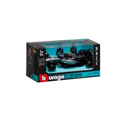 1:43 F1 MERCEDES AMG W16 2025 ANTONELLI IN 12PC DISPENSER