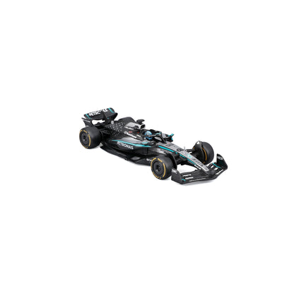 1:43 F1 MERCEDES AMG W16 2025 RUSSELL WITH HELMET