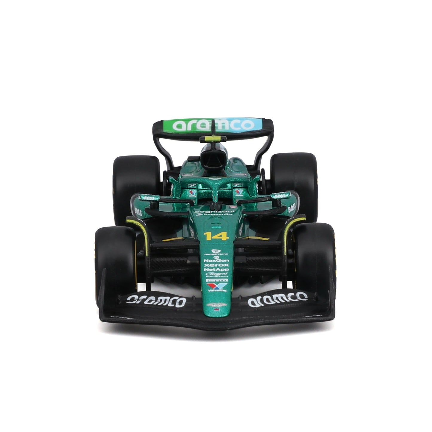 1:43 F1 ASTON MARTIN AMR25 2025 ALONSO IN 12PC DISPENSER