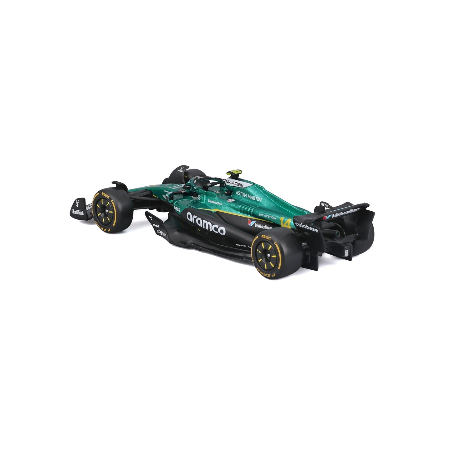 1:43 F1 ASTON MARTIN AMR25 2025 ALONSO IN 12PC DISPENSER