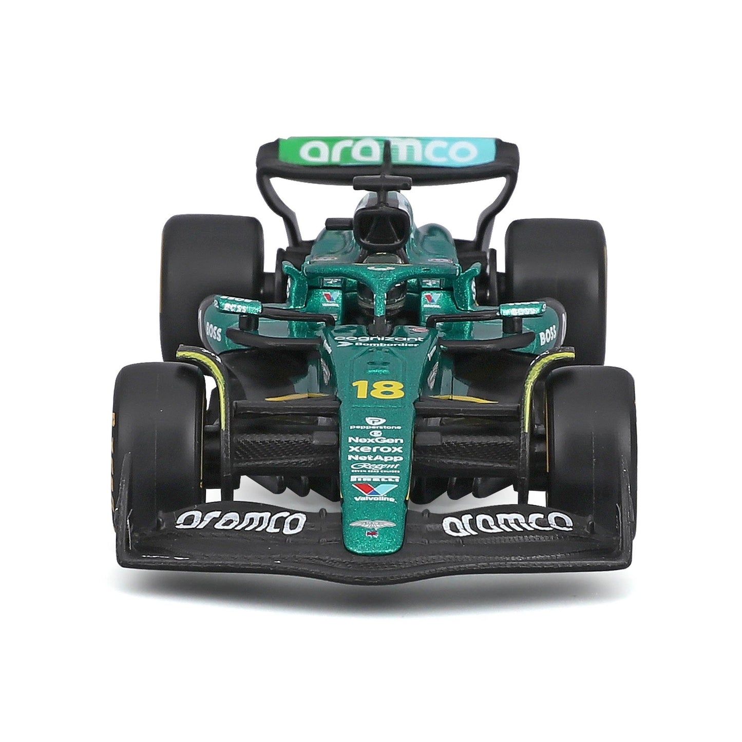 1:43 F1 ASTON MARTIN AMR25 2025 STROLL WITH HELMET