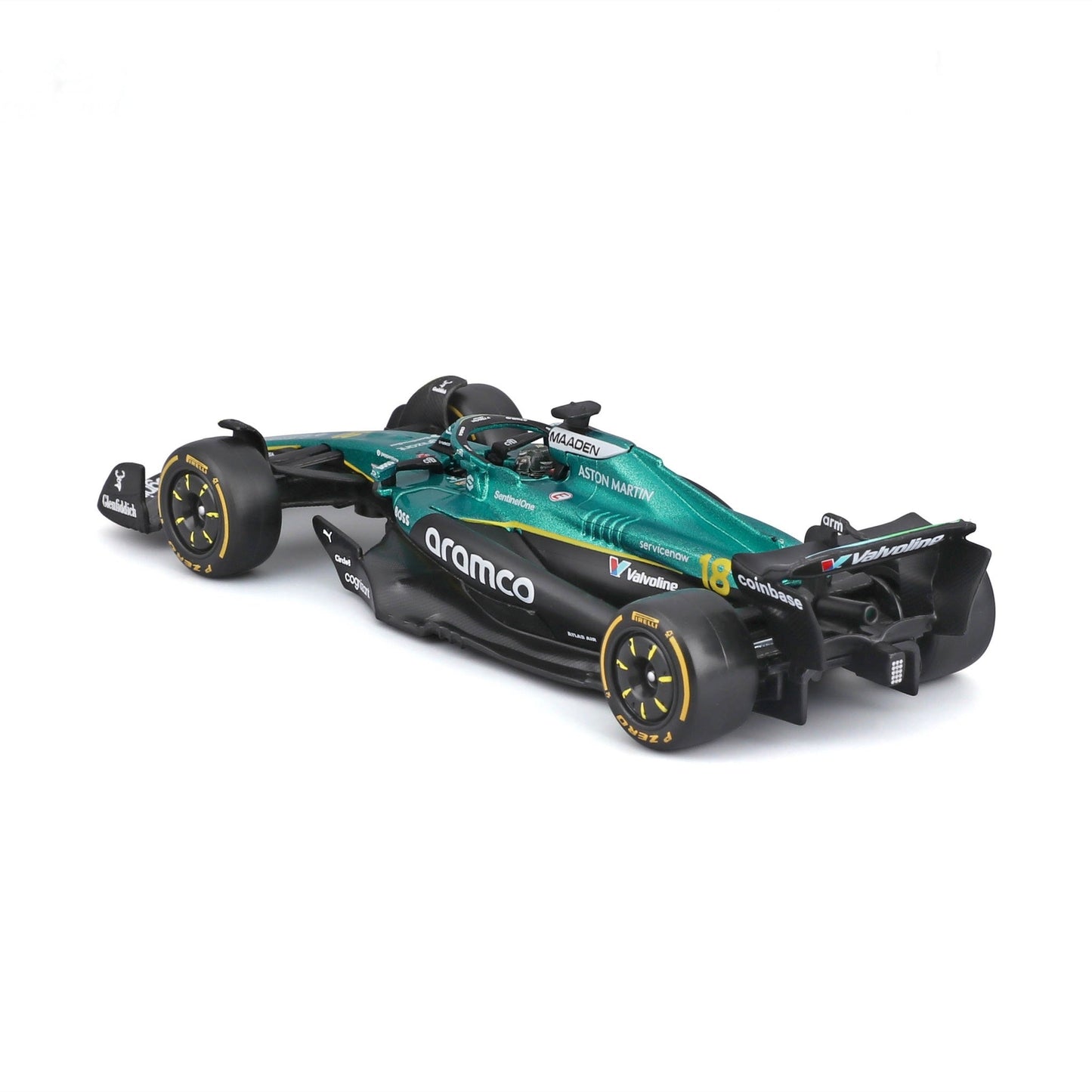 1:43 F1 ASTON MARTIN AMR25 2025 STROLL WITH HELMET