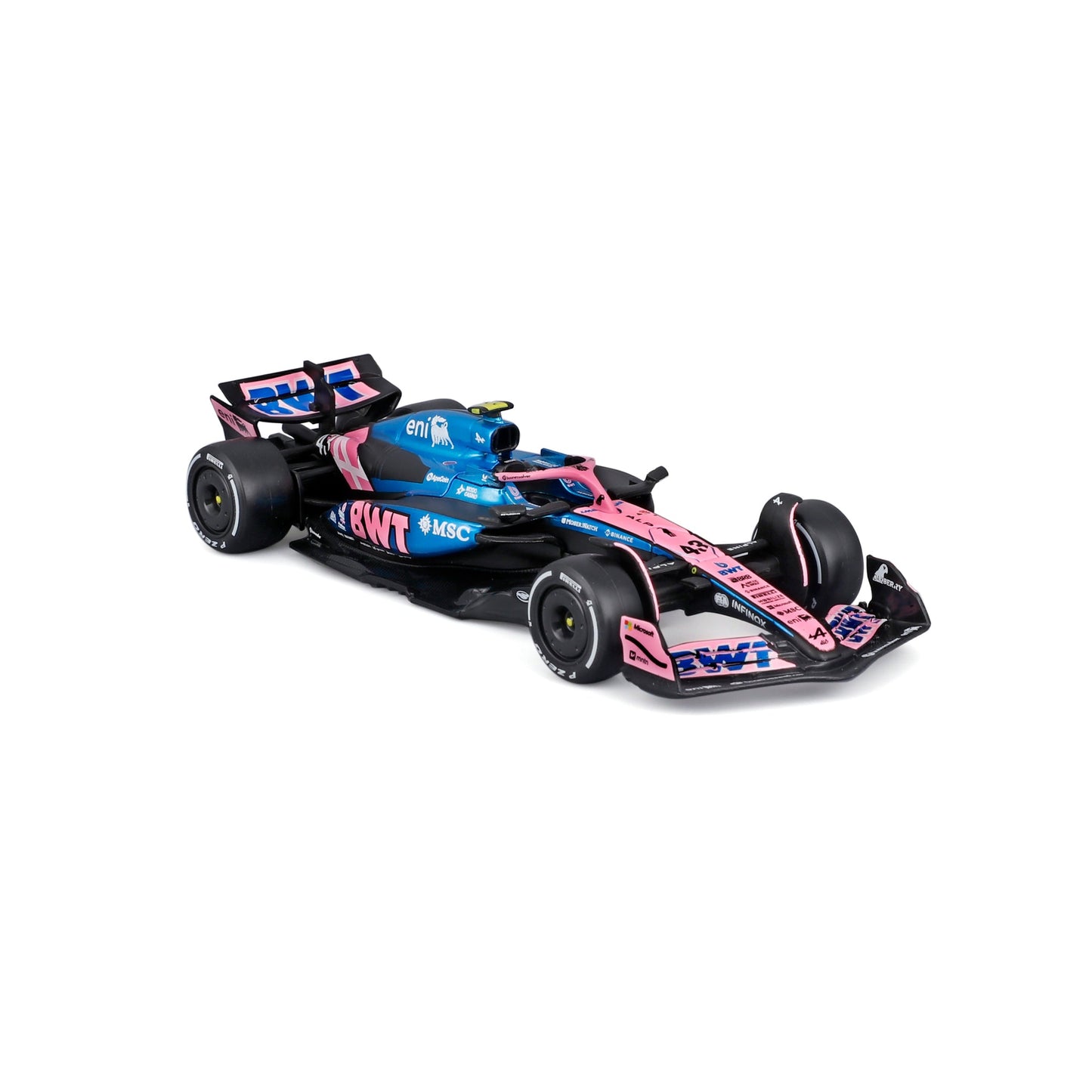 1:43 F1 BWT ALPINE A525 2025 COLAPINTO IN 12PC DISPENSER