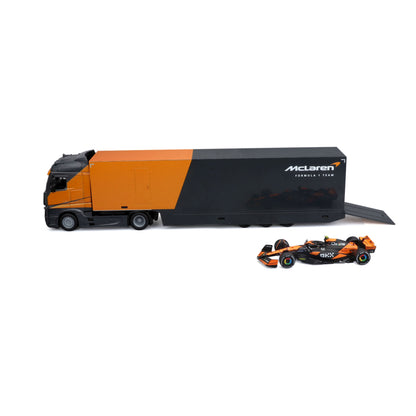 1:43 F1 MCLAREN RACING TRANSPORTER MCL38 2024 NORRIS