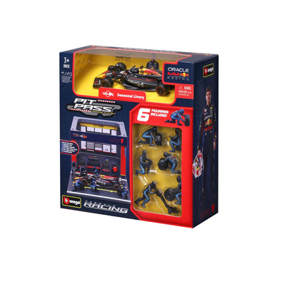 DIORAMA DE PASSAGE AUX STANDS DE LA RED BULL RACING RB20 2024 À L'ÉCHELLE 1:43 VERSTAPPEN
