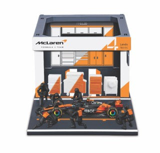 1:43 F1 MCLAREN MCL39 2025 PIT PASS DIORAMA NORRIS