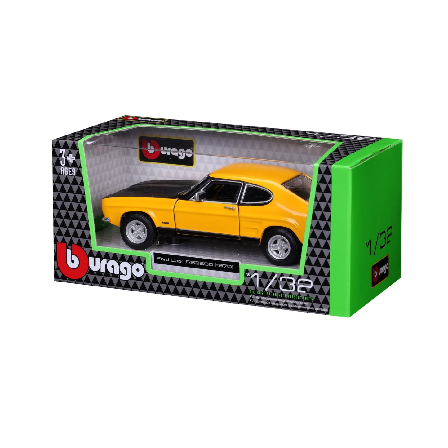 1:32 FORD CAPRI RS2600 1970 BOÎTE DE FENÊTRE