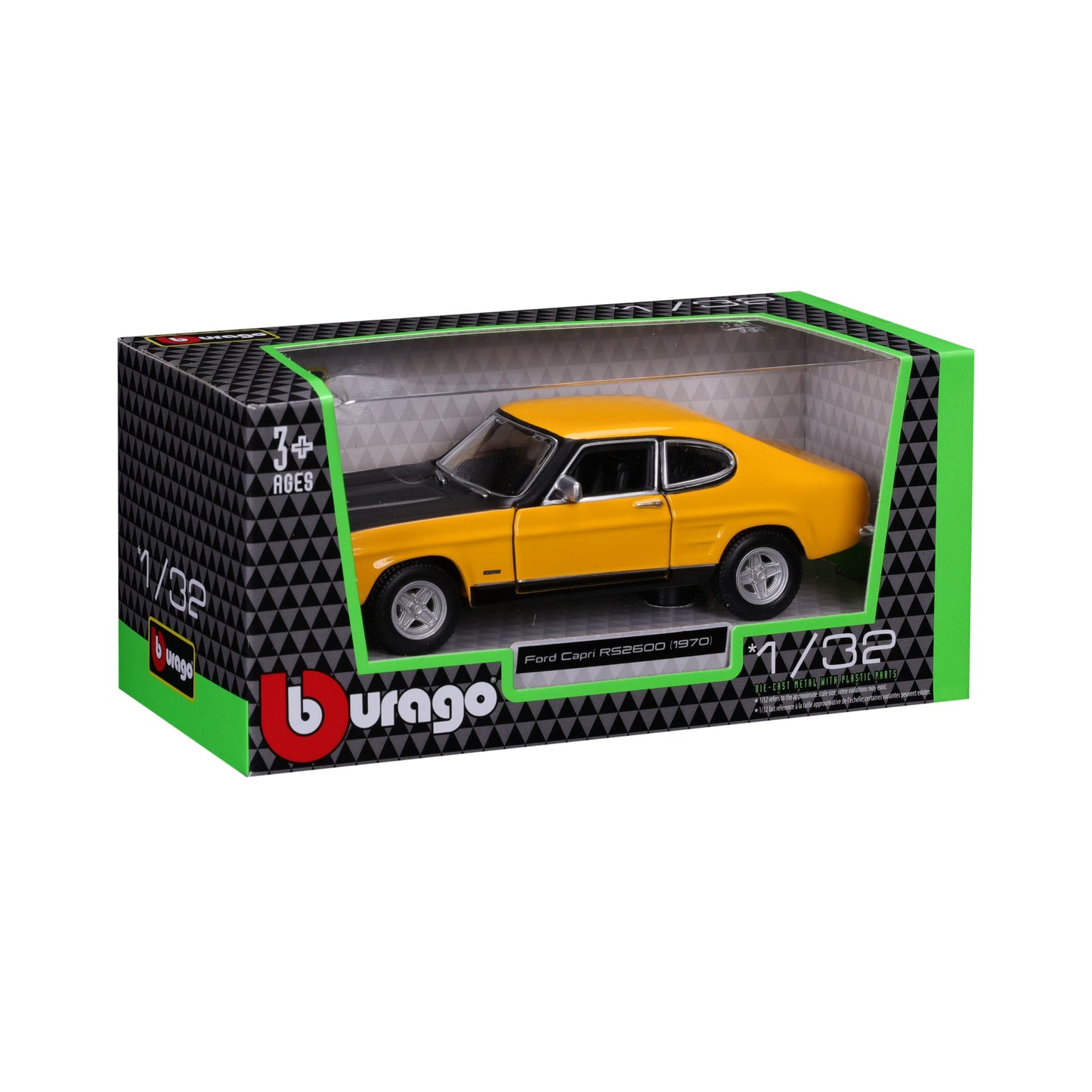 1:32 FORD CAPRI RS2600 1970 BOÎTE DE FENÊTRE