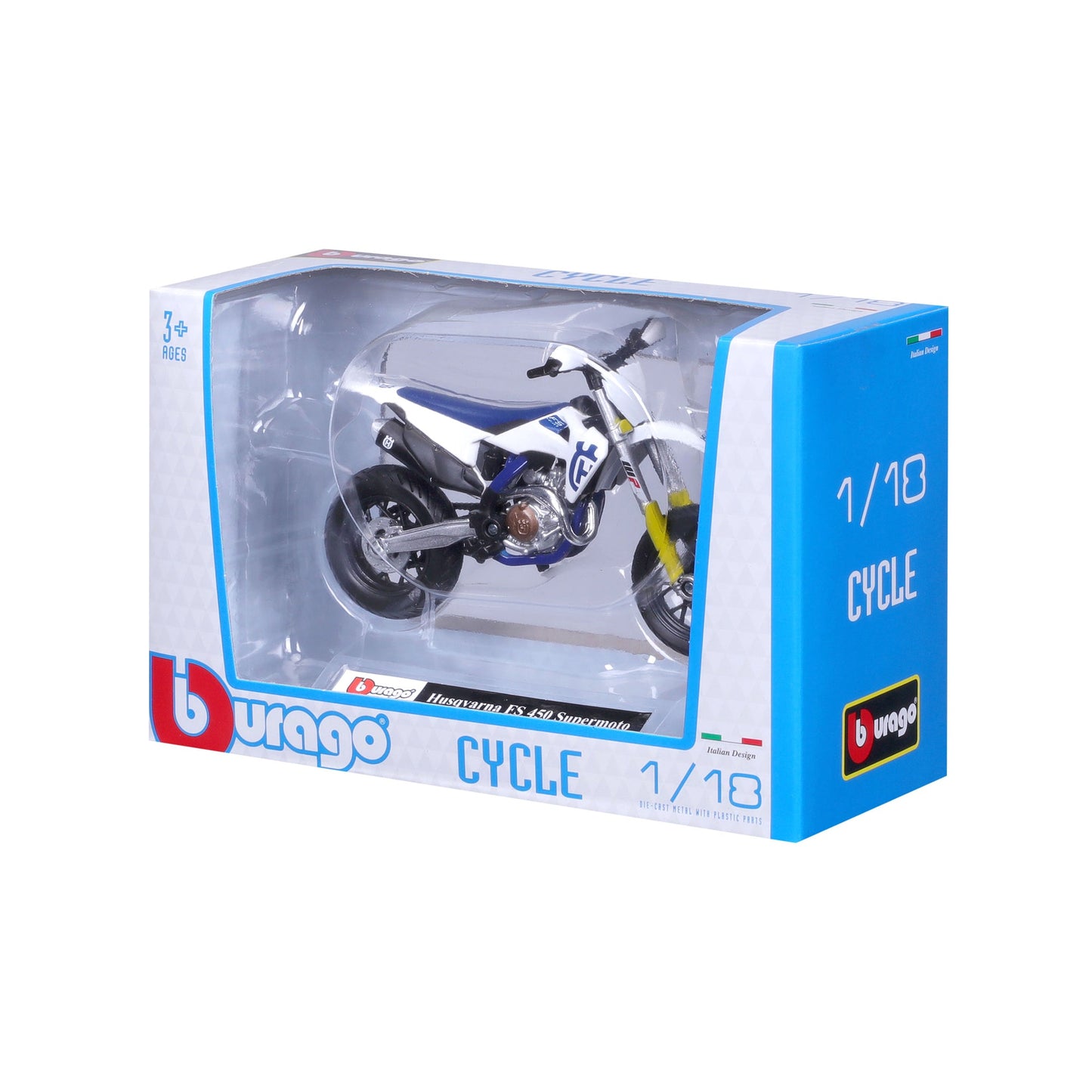 1:18 MOTORBIKE HUSQVARNA FS 450 SUPERMOTO