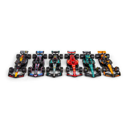 ASSORTIMENT DE VOITURES F1 1:43 2024 (24 PIÈCES EN CDU)