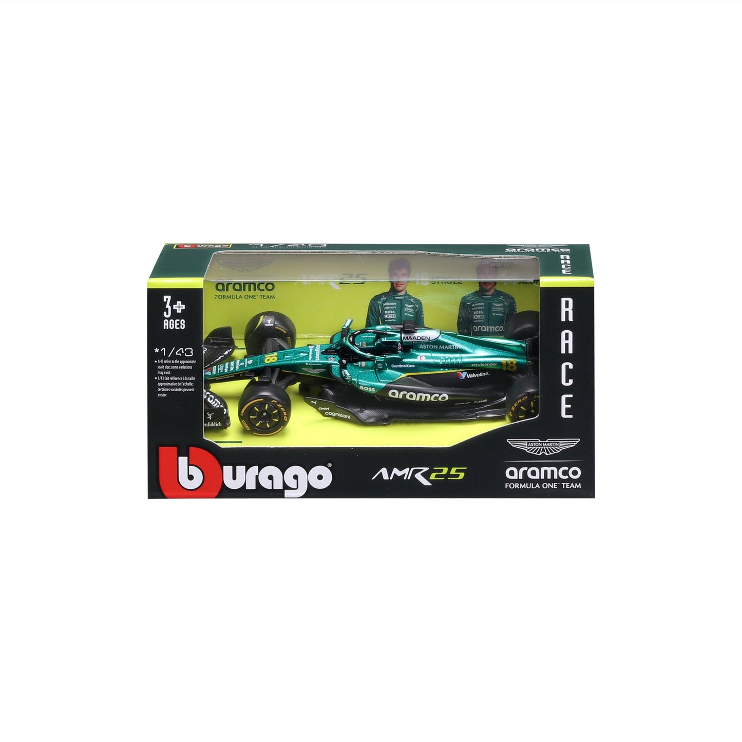 1:43 F1 CAR ASSORTMENT 2025 24PC CDU