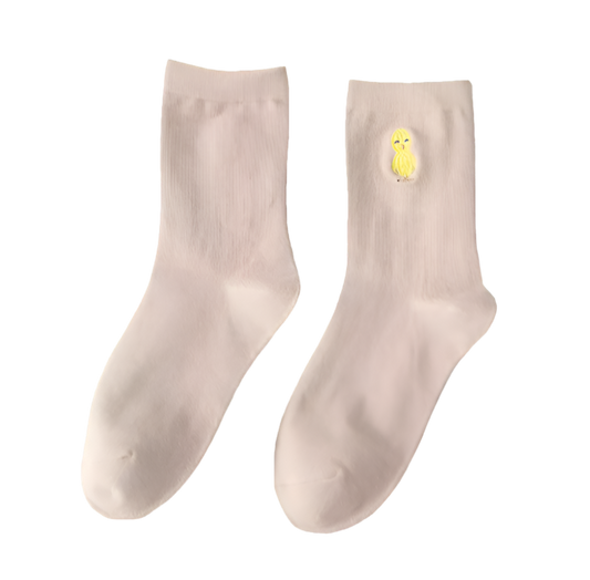 chaussettes petit poussin brode mrcol