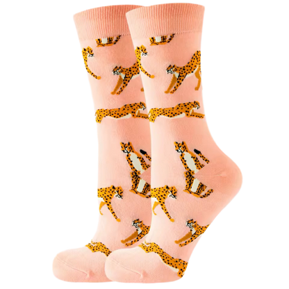 Cheetah Socks