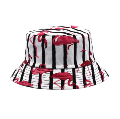 Bob rayé Flamants Roses