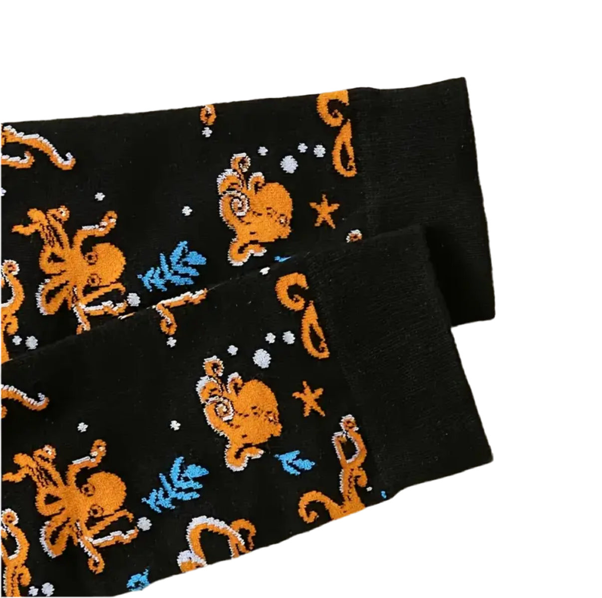 chaussettes poulpes oranges mrcol