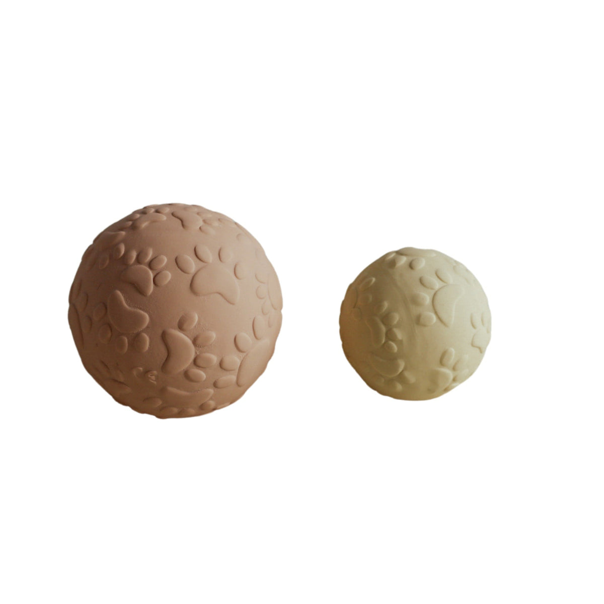 Lot de 2 balles sensorielles Empreintes Jaune